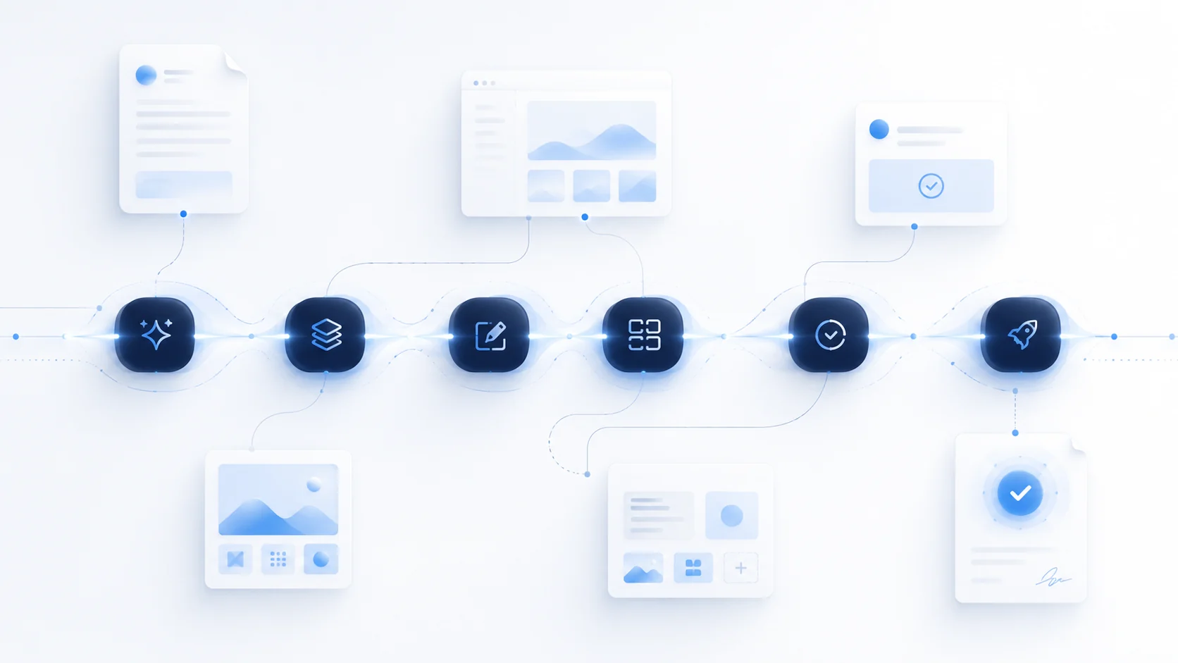 An automated website-build content cascade NAZCO built for a web agency